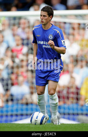 ASIER DEL HORNO CHELSEA FC STAMFORD BRIDGE CHELSEA LONDON ENGLAND 21 August 2005 Stock Photo