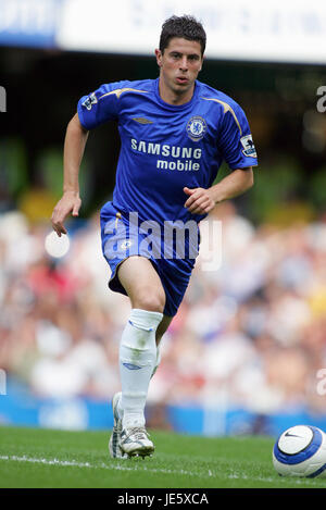 ASIER DEL HORNO CHELSEA FC STAMFORD BRIDGE CHELSEA LONDON ENGLAND 21 August 2005 Stock Photo