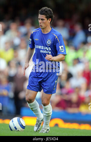 ASIER DEL HORNO CHELSEA FC STAMFORD BRIDGE CHELSEA LONDON ENGLAND 21 August 2005 Stock Photo