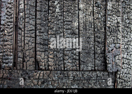 burnt wood plank texture blackened Stock Photo - Alamy