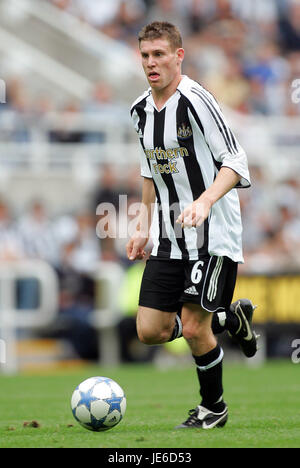 JAMES MILNER NEWCASTLE UNITED FC ST.JAMES PARK NEWCASTLE 23 July 2005 Stock Photo