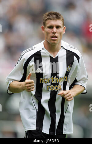 JAMES MILNER NEWCASTLE UNITED FC ST.JAMES PARK NEWCASTLE 23 July 2005 Stock Photo