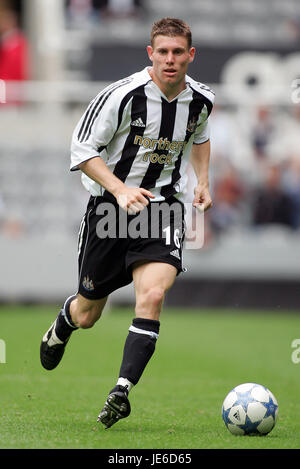 JAMES MILNER NEWCASTLE UNITED FC ST.JAMES PARK NEWCASTLE 23 July 2005 Stock Photo