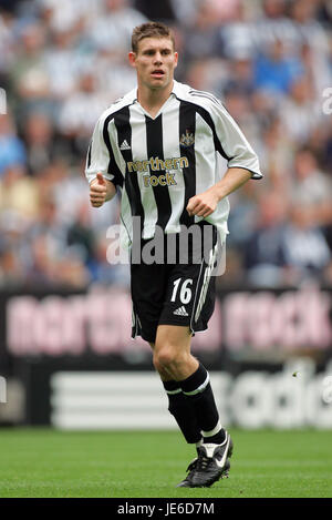 JAMES MILNER NEWCASTLE UNITED FC ST.JAMES PARK NEWCASTLE 23 July 2005 Stock Photo