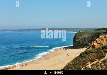 Bicas beach, Sesimbra. Portugal Stock Photo