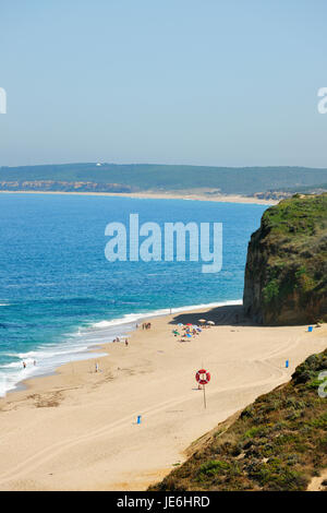 Bicas beach, Sesimbra. Portugal Stock Photo