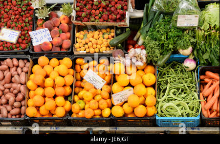 Mercado do Livramento, the main food market in Setúbal. Portugal Stock Photo