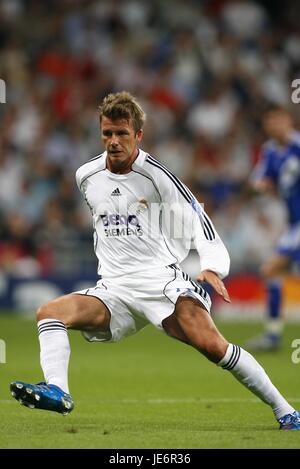 DAVID BECKHAM REAL MADRID CF THE BERNABEU MADRID SPAIN 26 September ...