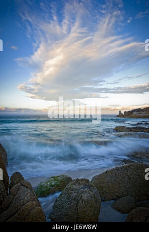 Australia, Tasmania, bile formation, Bay Of Fires, St. Helens, granite rock, Stock Photo