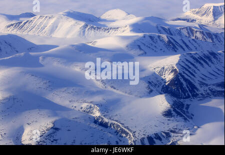 North America, Canada, Nordkanada, Nunavut, Baffin Iceland, mountain landscape, the Arctic, Stock Photo