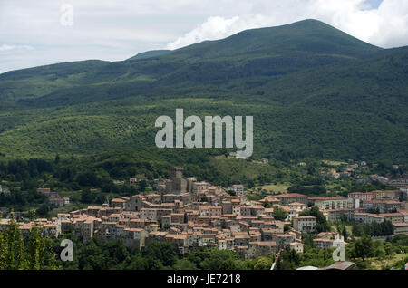 Italy, Tuscany, view at Arcidosso, Stock Photo