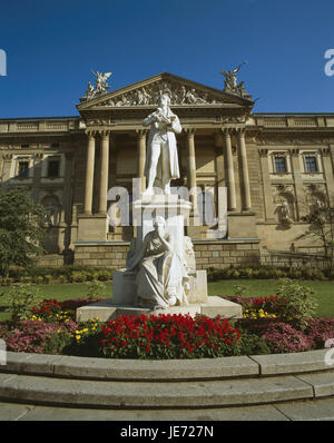 Germany, Hessen, Wiesbaden, Hessian state theatre, shimmer monument, art, culture, building, structure, theatrical building, theatre, historically, building back, show page, back, monument, freeze frame, pillar portico, architecture, neobaroque, place of interest, outside, Stock Photo