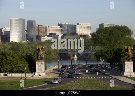 The USA, America, Washington D.C., Arlington Memorial bridge, Stock Photo