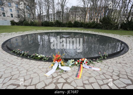 Berlin, Germany, April 8th, 2015: Rally on International Roma Day at Brandenburg Gate. Stock Photo