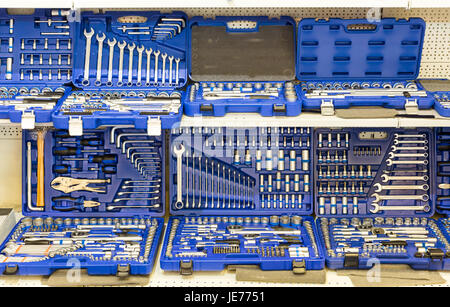 Special tools for car repair closeup. Workshop equipment Stock Photo