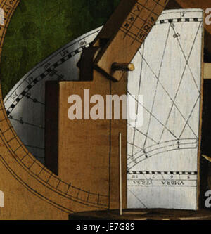Quadrant Navigation Renaissance The 'Detail Quadrant' from 'The Ambassadors' by Hans Holbein the ...