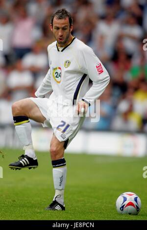 SHAUN DERRY LEEDS UNITED FC ELLAND ROAD LEEDS ENGLAND 05 August 2006 Stock Photo