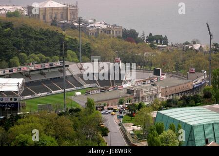A general view of the Besiktas Stadium in Istanbul ahead of the UEFA ...