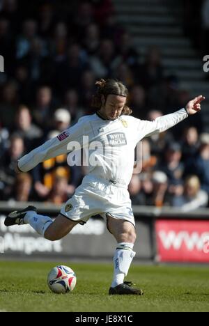 SHAUN DERRY LEEDS UNITED FC KC STADIUM HULL ENGLAND 01 April 2006 Stock Photo