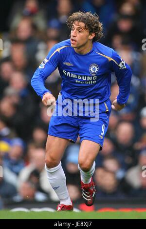 HERNAN CRESPO CHELSEA FC STAMFORD BRIDGE CHELSEA LONDON ENGLAND 11 March 2006 Stock Photo