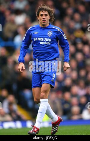 HERNAN CRESPO CHELSEA FC STAMFORD BRIDGE CHELSEA LONDON ENGLAND 11 March 2006 Stock Photo