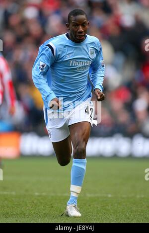 BRADLEY WRIGHT-PHILLIPS MANCHESTER CITY FC SPORTS CITY MANCHESTER ENGLAND 05 March 2006 Stock Photo