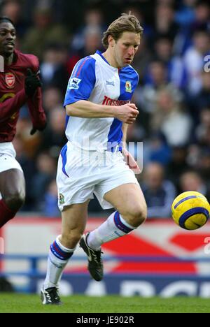 ANDY TODD BLACKBURN ROVERS FC EWOOD PARK BLACKBURN ENGLAND 25 February 2006 Stock Photo