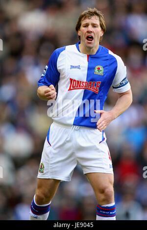 ANDY TODD BLACKBURN ROVERS FC EWOOD PARK BLACKBURN ENGLAND 25 February 2006 Stock Photo