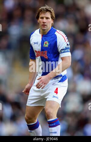 ANDY TODD BLACKBURN ROVERS FC EWOOD PARK BLACKBURN ENGLAND 25 February 2006 Stock Photo