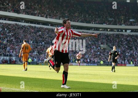 DARYL MURPHY SUNDERLAND FC STADIUM OF LIGHT SUNDERLAND ENGLAND 07 April 2007 Stock Photo