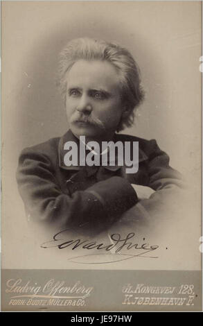 EDVARD GRIEG COMPOSER (1890 Stock Photo - Alamy