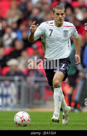 DAVID BENTLEY ENGLAND U21 & BLACKBURN ROVERS WEMBLEY STADIUM LONDON ENGLAND 24 March 2007 Stock Photo