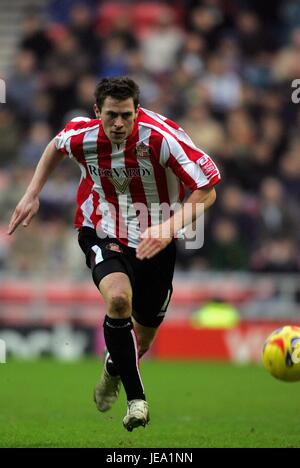 DARYL MURPHY SUNDERLAND FC STADIUM OF LIGHT SUNDERLAND ENGLAND 24 February 2007 Stock Photo