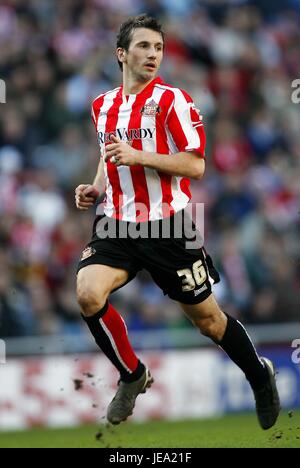 LIAM MILLER SUNDERLAND FC STADIUM OF LIGHT SUNDERLAND ENGLAND 17 February 2007 Stock Photo