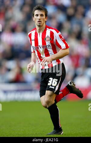 LIAM MILLER SUNDERLAND FC STADIUM OF LIGHT SUNDERLAND ENGLAND 17 February 2007 Stock Photo