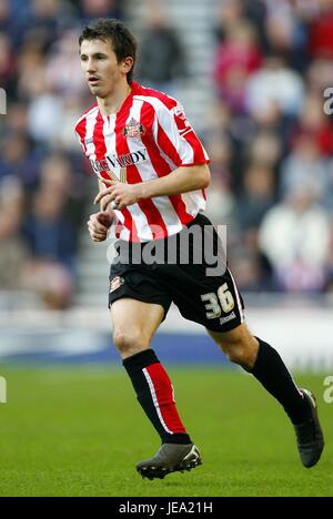 LIAM MILLER SUNDERLAND FC STADIUM OF LIGHT SUNDERLAND ENGLAND 17 February 2007 Stock Photo