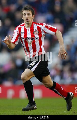 LIAM MILLER SUNDERLAND FC STADIUM OF LIGHT SUNDERLAND ENGLAND 17 February 2007 Stock Photo