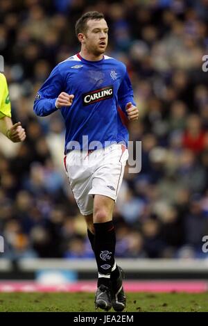 CHARLIE ADAM GLASGOW RANGERS FC IBROX GLASGOW SCOTLAND 27 January 2007 Stock Photo