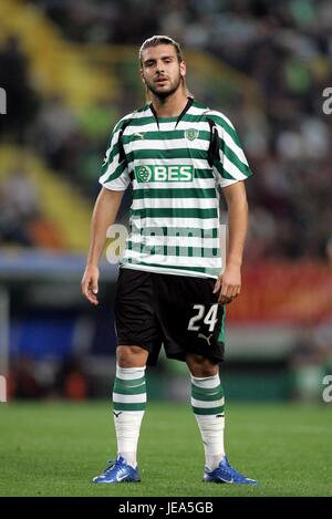 MIGUEL VELOSO SPORTING LISBON JOSE ALVALDE STADIUM LISBON PORTUGAL 07 November 2007 Stock Photo