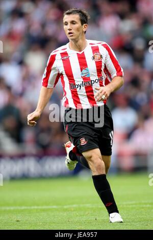 LIAM MILLER SUNDERLAND FC STADIUM OF LIGHT SUNDERLAND ENGLAND 29 September 2007 Stock Photo