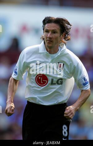 ALEXEI SMERTIN FULHAM FC VILLA PARK BIRMINGHAM ENGLAND 25 August 2007 Stock Photo