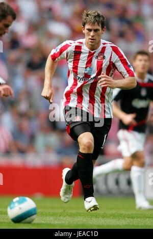 DARYL MURPHY SUNDERLAND FC STADIUM OF LIGHT SUNDERLAND ENGLAND 25 August 2007 Stock Photo