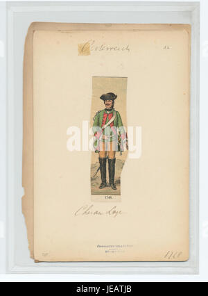 Chevau Leger 1748 (NYPL b14896507-90220) Stock Photo