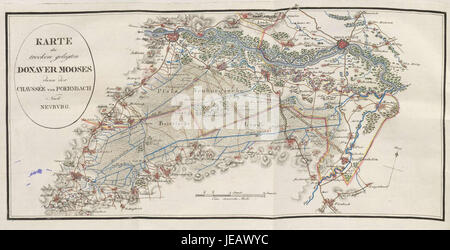 This map, created by Adrian von Riedl in 1806, shows the Walchensee and ...
