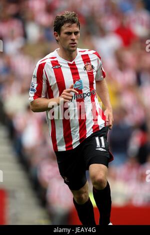 DARYL MURPHY SUNDERLAND FC STADIUM OF LIGHT SUNDERLAND ENGLAND 04 August 2007 Stock Photo