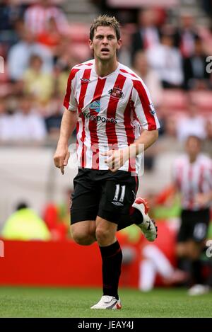 DARYL MURPHY SUNDERLAND FC STADIUM OF LIGHT SUNDERLAND ENGLAND 04 August 2007 Stock Photo