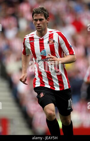 DARYL MURPHY SUNDERLAND FC STADIUM OF LIGHT SUNDERLAND ENGLAND 04 August 2007 Stock Photo