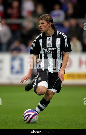 JAMES TROISI NEWCASTLE UNITED FC BRUNTON PARK CARLISLE ENGLAND 21 July 2007 Stock Photo