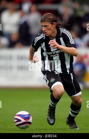 JAMES TROISI NEWCASTLE UNITED FC BRUNTON PARK CARLISLE ENGLAND 21 July 2007 Stock Photo