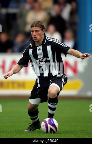 JAMES TROISI NEWCASTLE UNITED FC BRUNTON PARK CARLISLE ENGLAND 21 July 2007 Stock Photo